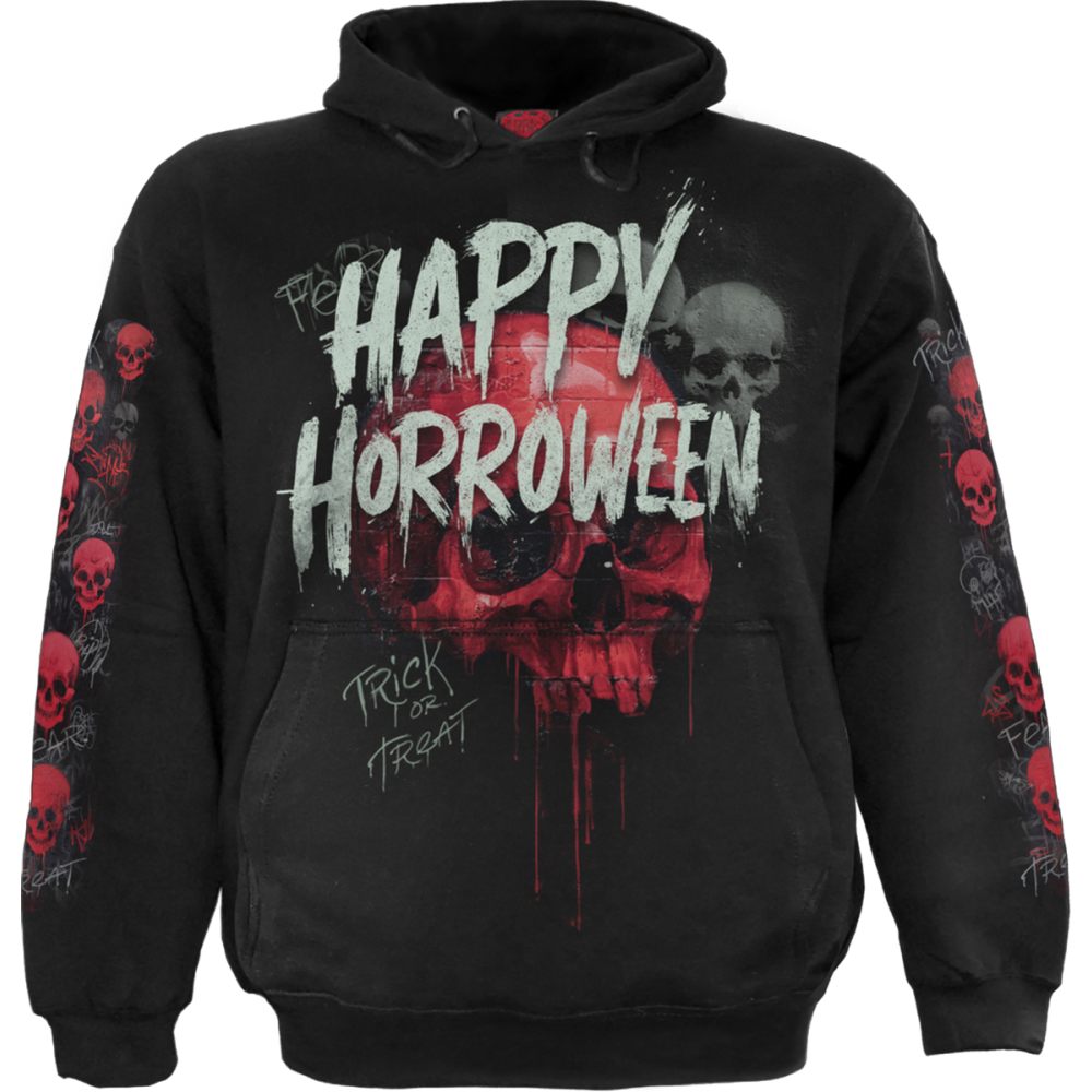 Spiral - Happy Horroween Hoodie/trui - Zwart